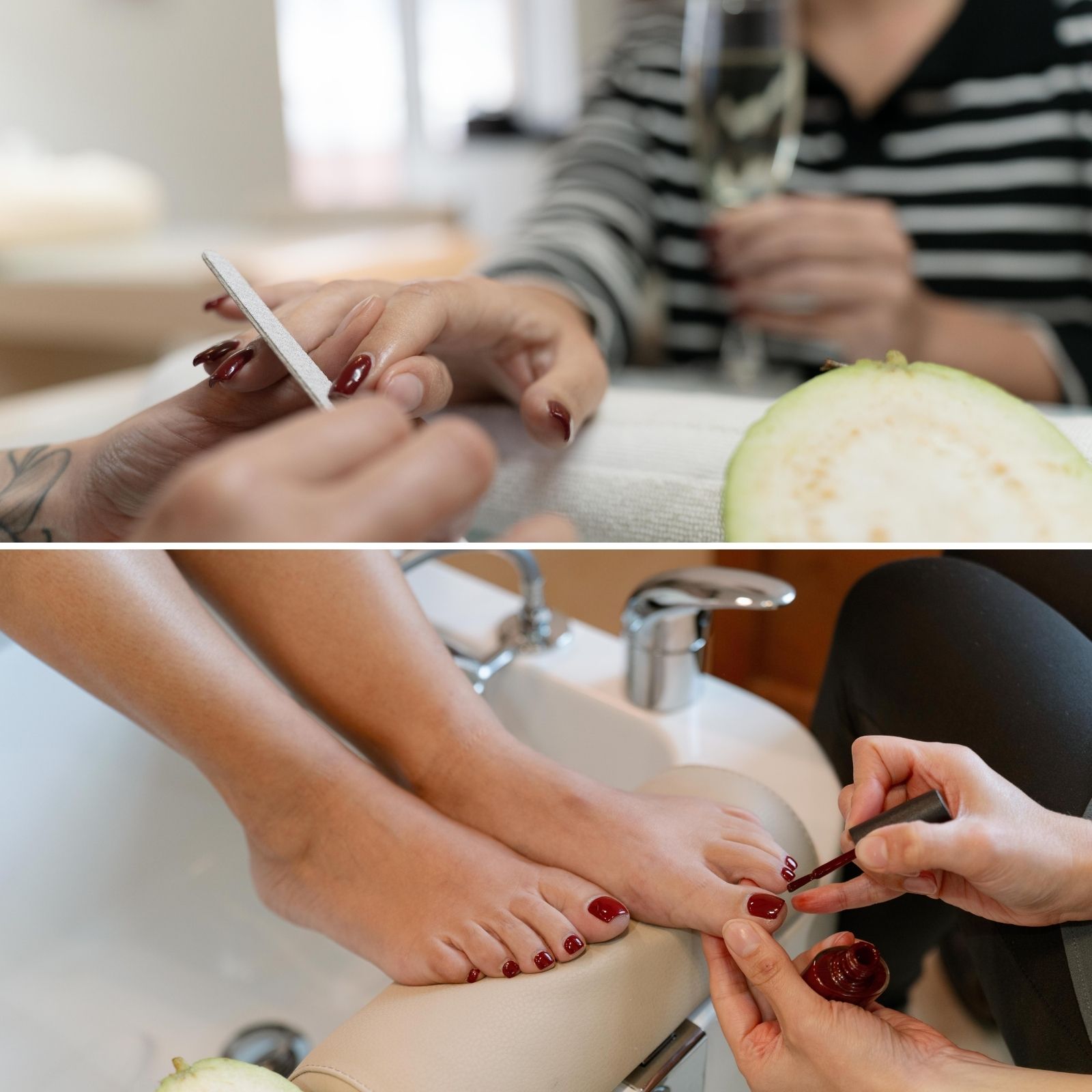 Guava Infused Express ManiPedi Combo